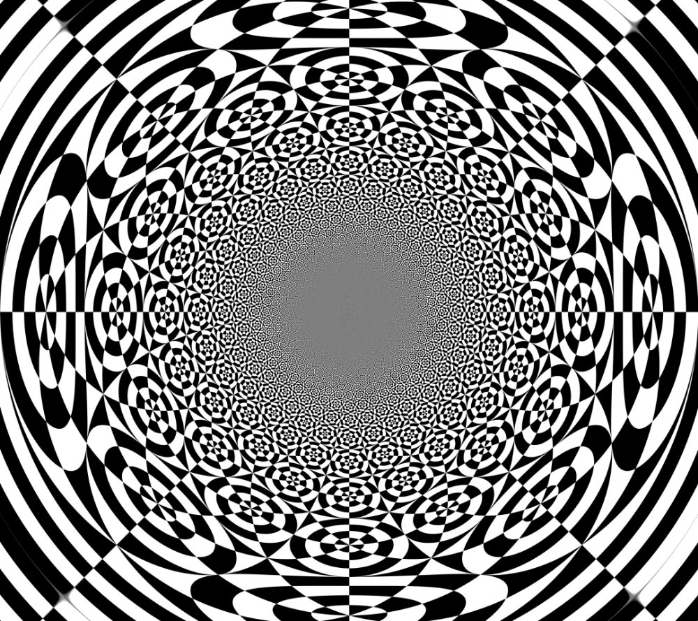 Optical Illusion art: mind eye circle  eyesOfOdysseus