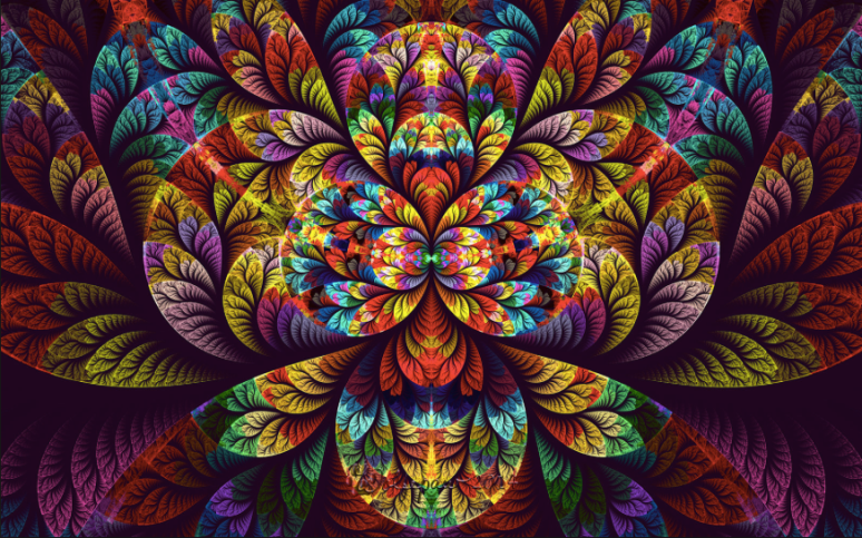 Amazing Rainbow Fractal Art Rainbow-fractal-by-wolfpaw