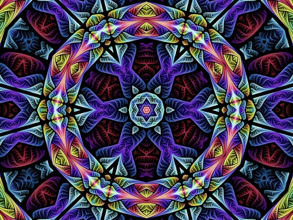 Amazing Rainbow Fractal Art Rainbow-fractal-circles-at-whitegadget-com